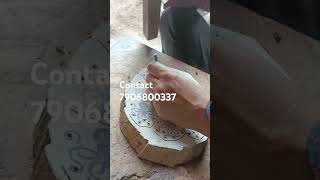 लकड़ी का छापा कैसे बनाते हेwooden printing blocks making shorts subscribe like shortsfeeds yt [upl. by Ydnil467]