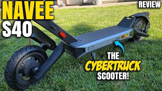 The CyberTruck Inspired Scooter  Navee S40 Electric Scooter Review [upl. by Porty92]