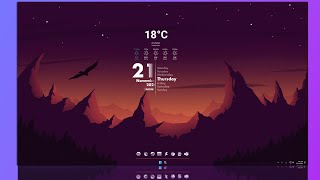 اجعل سطح مكتبك خرافيًا على ويندوز 10 و 11 مع ثيمات RainMeter الرائعة 🔥 [upl. by Langsdon870]