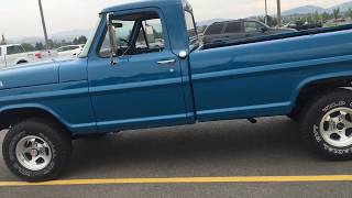 1971 Ford F100 Custom  Restored [upl. by Gardner]