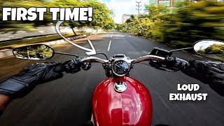 Riding the RAREST HARLEY DAVIDSON Custom 1200 first time [upl. by Phillipp]