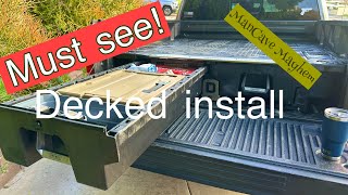 Installing a Decked system on a 2017 Ford F150 [upl. by Lowrie]