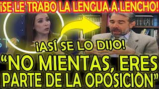 ¡ASÌ SE LO DIJO SE LE TRABO LA LENGUA A LORENZO CORDOVA quotNO MIENTAS ERES DE LA OPOSICIONquot [upl. by Eneli755]