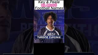 Key amp Peele More Hilarious Football Names 🤣😂🤣 shorts sports [upl. by Analart]