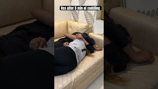 How to cuddle couple couplegoals love relationshipadvice comedy [upl. by Iror]