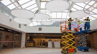 Barrisol® Acoustic Light Raft Installation [upl. by Nythsa]