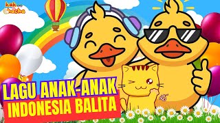 balonku ada lima  kereta api  anak kucing meong meong  kompilasi lagu anak balita kakadanchacha [upl. by Donatelli]