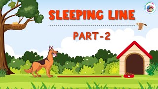 Basic  Learn to draw sleeping line  storysleeping line  Nageen learning hub I kid learning Video [upl. by Ahsitaf836]