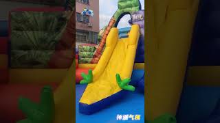 Commercial sea theme water park Inflatable Water amusement park amusement inflatablewaterslide [upl. by Ramat]