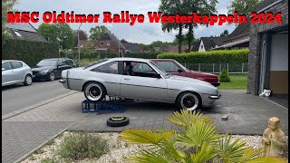 Mit Opel Manta auf MSC Oldtimer Rallye 2024 ADAC Westerkappeln [upl. by Nnaillij]