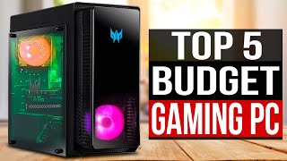 TOP 5 Best Budget Gaming PC 2024 [upl. by Mcleod]