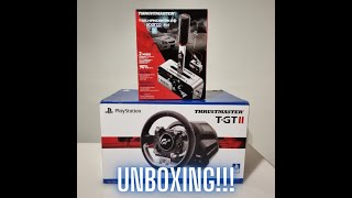 Unboxing volante Thrustmaster TGT II e cambio sequencial TSS Sparco [upl. by Suez]