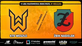 KTS WESZŁO  ŻBIK NASIELSK TRANSMISJA MECZU 21 KOLEJKI [upl. by Yert]