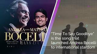 Andrea And Matteo Bocelli Release 30th Anniversary Edition Of quotTime To Say Goodbyequot [upl. by Floris]