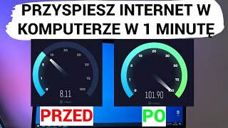 Przyspiesz internet w komputerze lub laptopie z Windows 1011 [upl. by Fogg]