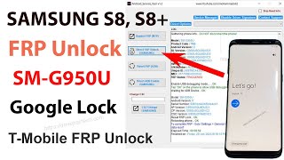 Samsung S8 FRP Bypass Tool 2023  FRP Unlock Samsung S8 SMG950U Google Account Bypass Android 90 [upl. by Snapp180]