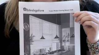 How to Measure for Outside Mount Blinds by Blindsgalore [upl. by Wendell662]