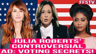 Julia Roberts endorses Kamala Harris with AD voting Secrets that sparks media 🔥 [upl. by Luapsemaj]