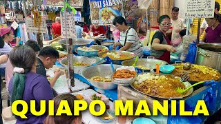 Quiapo Market Manila  Streets and Market Scenes this Christmas 2024  Walking Tour Philippines [upl. by Nnaear302]