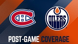 ARCHIVE  PostGame Coverage  Oilers vs Canadiens [upl. by Nitza687]