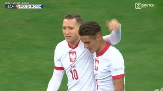 Piotr Zielinski GoalPoland vs Croatia 10 All Goals and Extended Highlights [upl. by Gnoy]