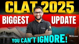 📣 CLAT 2025 The Biggest Update Ever 🚨 [upl. by Ramunni707]