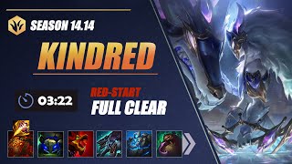 Season 1414 Kindred clear  Full clear Red 322 [upl. by Gerg]