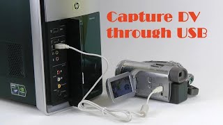 How to transfer video from a MiniDV camcorder to a computer via USB [upl. by Drona]