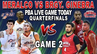 BRGY GINEBRA vs MERALCO PBA Live Game Today Game 2 Quarterfinals  September 28 2024 [upl. by Eceinehs]