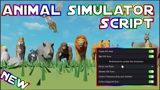 NEW ANIMAL SIMULATOR SCRIPT PASTEBIN 2024 [upl. by Idnac]