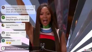 Naomi Campbell saying Amandela instead of Amandla 😂 [upl. by Aisatsanna]