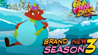 Ice Cold Foxie 🧊  BRAND NEW  Season 3  Eena Meena Deeka Official  Funny Cartoons for Kids [upl. by Odnanref]