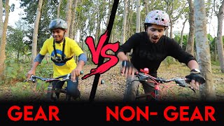 GEAR CYCLE VS NON GEAR CYCLE FAST RACE [upl. by Eglantine466]