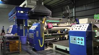 Extrusion Laminating machine INT KOREA Tdie Cloren [upl. by Scherman689]