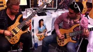 Hadrien Feraud and Joshua Young quotIsnt she lovelyquot jam NAMM 2014 [upl. by Elockcin]