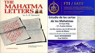 Cartas de los Mahatmas  38 a 40 Enrique Reig  17 10 2023 [upl. by Anoid334]