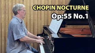 Chopin Nocturne Op55 No1  Paul Barton FEURICH 218 piano [upl. by Garik148]