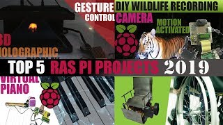 Top 5 Cool Raspberry Pi Projects 2019 Best Easy Ras Pi Projects List [upl. by Merla997]