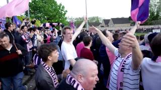 Dulwich Hamlet fans in action [upl. by Leroj792]