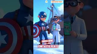 Captain America The Hero Frozen for 70 Years❄️CaptainAmerica marvelfactsFunnyShorts3DAnimation [upl. by Allistir]