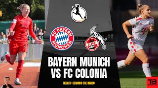 🔴 BAYERN MUNICH VS COLONIA  FRAUEN BUNDESLIGA 2425 🎙️ RELATO EN VIVO 🎙️ TB SPORTS [upl. by Norak]