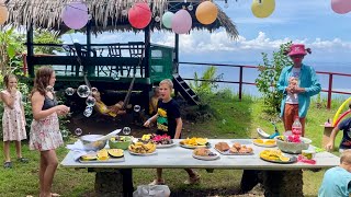 CELEBRATING BIRTHDAY IN RUSSIAN VILLAGE IN THE PHILIPPINES [upl. by Ahsiekim]