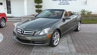 The W212 2013 Mercedes Benz E350 Sport Convertible is a beautifully styled 4seat cabriolet SOLD [upl. by Nodnarg]