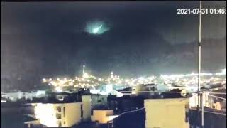 Gece saatlerinde İzmir dolaylarında Meteor düştü ☄️🚀 [upl. by Katherina196]