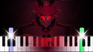 Alastors Breakdown Song  Hazbin Hotel  Piano Tutorial [upl. by Alie]