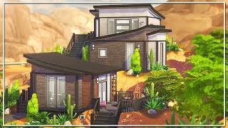 STACKED TINY HOMES Tiny Living Stuff  THE SIMS 4 SPEED BUILD NO CC [upl. by Aihsenrad]