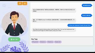 AI Avatar Speech Bot with Auto Suggestions and Escalation to Live Video for Agent Assistance [upl. by Fromma179]