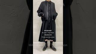 【 2024 AW collection PASSIONE ＆ mizuiro ind 】MA1 Blouson ＆ TR stand collar flare one piece [upl. by Barnet]