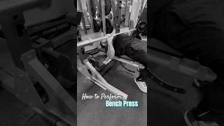 How to Perform the Bench Press and Eccentric Bench Press hybridtraining hoopiehybrid [upl. by Oilla]