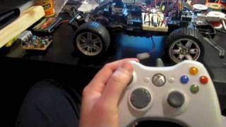 RC Car Controlled by Arduino and Xbox360 Controller [upl. by Thetes]